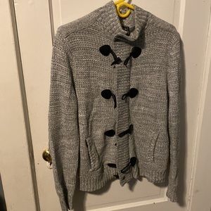 Express business casual full zip sweater